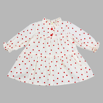 Платье Сердечки Чуди Кидс 510625Ц2-2 экрю 01